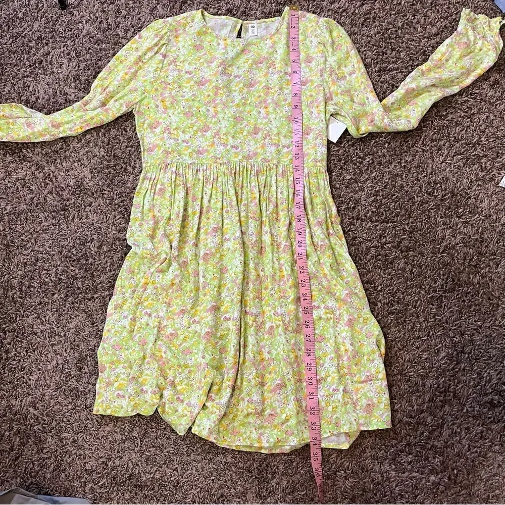 BP Print Long Sleeve Dress